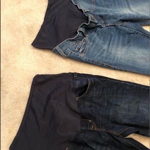 Full panel maternity jeans